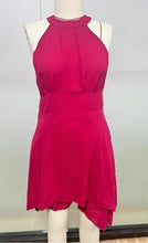 Load image into Gallery viewer, Summer Elegant Women Dresses High Waist Sexy Cropped Layered Solid Halter Dress Ladies Casual Sleeveless Chiffon Party Dress
