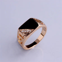 Load image into Gallery viewer, New 2023 Metal Glossy Rings for Men Geometric Width Signet Square Finger Punk Style Fashion Ring Jewelry Accessories Whole Sale

