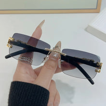 Load image into Gallery viewer, 1 PC Fashionable Women Men Sunglasses Frameless Rectangular Personalized Sunglasses for Daily Life Vintage Sun Glasses
