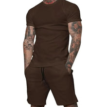 Load image into Gallery viewer, 2025 boutique men&#39;s shorts suit 2 piece clothing fashion summer casual sportswear and shorts suit

