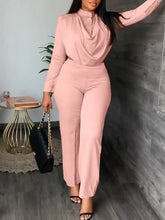 Load image into Gallery viewer, Sexy Off Waist Long Sleeve Shirt Trousers Office Lady Spring Summer Fashion Elegant Solid Pants Two Piece Set Women Outfit 2023
