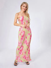 Load image into Gallery viewer, Elegant Floral Print Maxi Dress with Off Shoulder Design and Sleeveless Silhouette for Women s Evening Wear

