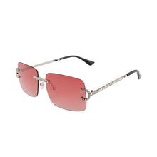 Load image into Gallery viewer, Fashion Rimless Square Sunglasses Vintage Diamond Brand Design Cut Lens Sun Glasses Men Women Metal Frame Luxury UV400 Eyewear
