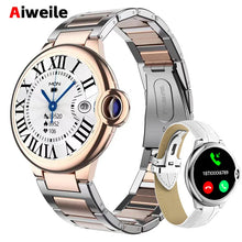 Load image into Gallery viewer, Smart Watch Woman Smartwatch 2024 Korean Support Aiweile AW28 Men Sports Modes Bluetooth Call Fitness Bands Hebrew Android IOS
