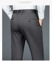 Load image into Gallery viewer, 5 Colors Men&#39;s Business Casual Pants Autumn New Anti-wrinkle Stretch Straight Soft Trousers Fashion Formal Male Clothing
