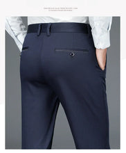 Load image into Gallery viewer, 5 Colors Men&#39;s Business Casual Pants Autumn New Anti-wrinkle Stretch Straight Soft Trousers Fashion Formal Male Clothing
