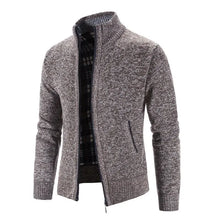 Load image into Gallery viewer, New Arrival Knitted Sweater Men Spring Autumn Casual Fleece Cardigan Men Sweaters Coats Solid Color Plus Size 3XL 5 Colors
