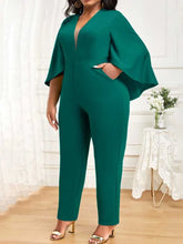 Load image into Gallery viewer, Jumpsuits for Women Autumn Batwing Sleeves Jumpsuit Ladies Elegant Office Formal Plus Size Sexy Jumpsuit Wholesale Dropshipping
