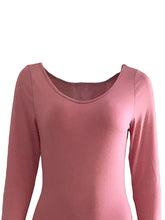 Load image into Gallery viewer, Elegant Women s Long Sleeve Round Neck Solid Color Maxi Dress with  Fit Design for Casual and Home Wear

