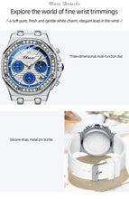 Load image into Gallery viewer, New CHENXI Watches Women Sport Fashion Casual Quartz Wristwatches Waterproof Moon Phase Chronograph Clock Ladies Watches Elegant
