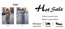 Load image into Gallery viewer, Fashion Printed 2 Two Pieces Outfits for Women Strapless Crop Top and Wide Leg Pants Tassels Matching Sets Birthday Clubwear
