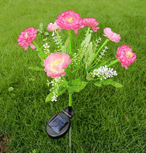 Load image into Gallery viewer, Solar Lights Outdoor Lighting Garden Lights Snow Lotus Lawn Lights Patio Patio Garden Decorative Flower Party Wedding Lights
