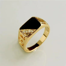 Load image into Gallery viewer, New 2023 Metal Glossy Rings for Men Geometric Width Signet Square Finger Punk Style Fashion Ring Jewelry Accessories Whole Sale
