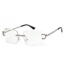 Load image into Gallery viewer, Fashion Rimless Square Sunglasses Vintage Diamond Brand Design Cut Lens Sun Glasses Men Women Metal Frame Luxury UV400 Eyewear
