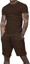 Load image into Gallery viewer, 2025 boutique men&#39;s shorts suit 2 piece clothing fashion summer casual sportswear and shorts suit
