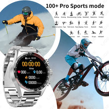 Load image into Gallery viewer, LIGE New GPS Smart Watch Men Outdoor Compass Sport Fitness Bracelet Bluetooth Call Clock Waterproof NFC Steel Smartwatch For Men
