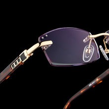 Load image into Gallery viewer, BEGREAT Luxury Designer Reading Glasses Rimless Diamond Cutting Frame Square Reader Glasses Men Women Presbyopia Anti-blue Light
