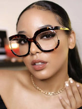 Load image into Gallery viewer, 2023 Ins Rainbow Frame Fashion Retro Round Anti Blue Light Women Glasses Vintage Oversized Colourful Frame Clear Eyeglasses

