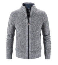 Load image into Gallery viewer, New Arrival Knitted Sweater Men Spring Autumn Casual Fleece Cardigan Men Sweaters Coats Solid Color Plus Size 3XL 5 Colors
