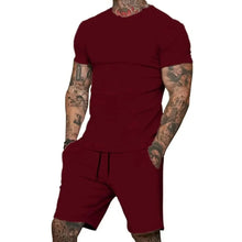 Load image into Gallery viewer, 2025 boutique men&#39;s shorts suit 2 piece clothing fashion summer casual sportswear and shorts suit
