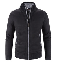 Load image into Gallery viewer, New Arrival Knitted Sweater Men Spring Autumn Casual Fleece Cardigan Men Sweaters Coats Solid Color Plus Size 3XL 5 Colors
