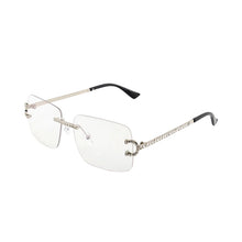 Load image into Gallery viewer, Fashion Rimless Square Sunglasses Vintage Diamond Brand Design Cut Lens Sun Glasses Men Women Metal Frame Luxury UV400 Eyewear
