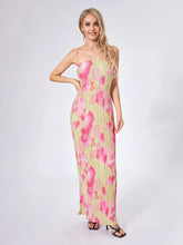 Load image into Gallery viewer, Elegant Floral Print Maxi Dress with Off Shoulder Design and Sleeveless Silhouette for Women s Evening Wear
