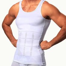 Load image into Gallery viewer, Men&#39;s Compression Body Shaper Tank Top, Slimming Vest Abs Abdomen Slim Gym Workout Tummy Control Compression Tank Top Shapewear
