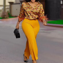 Load image into Gallery viewer, 2 Piece Women Sets 2025 New Arrival Plus Size Spring Summer Matching Sets Print Two Pieces Sets Top Pants Suits Outfits Clothing
