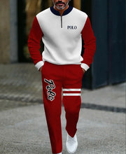 Load image into Gallery viewer, 2025 New 3D Printed Half Zipper Men Long Sleeve Long Pants Set Zipper Closure Comfortable Fit Fashion Casual Outfit
