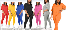 Load image into Gallery viewer, Women&#39;s Casual 2 Piece Outfits 2024 Sweatshirt and Sweatpant Jogger Sets Tracksuits
