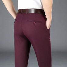 Load image into Gallery viewer, 2024 Men&#39;s Spring Summer Fashion Business Casual Long Pants Suit Pants Male Elastic Straight Formal Trousers Plus Big Size 30-40
