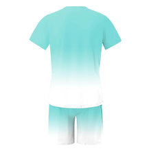 Load image into Gallery viewer, Men&#39;S Summer Suit Short-Sleeved T-Shirt Top Loose Shorts Pure Cotton Letter Print Round Neck Outdoor Breathable Casual Men Wear
