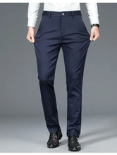Load image into Gallery viewer, 5 Colors Men&#39;s Business Casual Pants Autumn New Anti-wrinkle Stretch Straight Soft Trousers Fashion Formal Male Clothing
