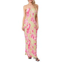 Load image into Gallery viewer, Elegant Floral Print Maxi Dress with Off Shoulder Design and Sleeveless Silhouette for Women s Evening Wear
