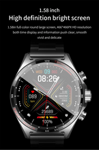 Load image into Gallery viewer, LIGE New GPS Smart Watch Men Outdoor Compass Sport Fitness Bracelet Bluetooth Call Clock Waterproof NFC Steel Smartwatch For Men
