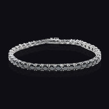 Load image into Gallery viewer, Black Moissanite Tennis Bracelet for Women Men 925 Sterling Silver Hiphop Party Fine Jewelry Gift With GRA Certificate
