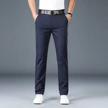 Load image into Gallery viewer, 2024 Men&#39;s Spring Summer Fashion Business Casual Long Pants Suit Pants Male Elastic Straight Formal Trousers Plus Big Size 30-40

