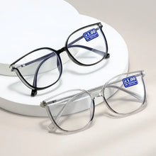 Load image into Gallery viewer, Luxury Far Sight Reading Glasses for Women Blue Light Blocking Computer Eyewear  New Trendy Cat Eye Eyeglasses for Women Men
