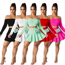 Load image into Gallery viewer, two piece set for women summer outfits for women 2023 2 piece sets woman outfit skirts  sets woman 2 pieces  vacation outfits

