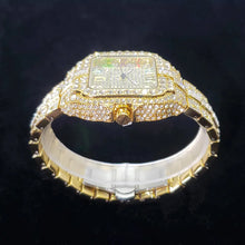 Load image into Gallery viewer, 2025 New Luxury Diamond Watch Men Fashion Iced Out Square Colorful Number Watches Hip Hop Bling Jewelry Reloj Hombre for Party
