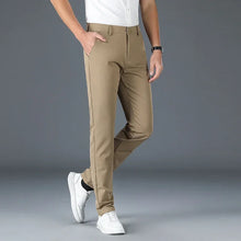 Load image into Gallery viewer, 2024 Men&#39;s Spring Summer Fashion Business Casual Long Pants Suit Pants Male Elastic Straight Formal Trousers Plus Big Size 30-40
