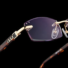 Load image into Gallery viewer, BEGREAT Luxury Designer Reading Glasses Rimless Diamond Cutting Frame Square Reader Glasses Men Women Presbyopia Anti-blue Light
