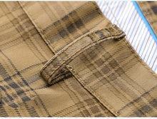Load image into Gallery viewer, Luxury Brand Men&#39;s Stripe Plaid Casual Pants Men Army Green Four Seasons High Quality Business Trousers Men&#39;s Slim Straight Pant
