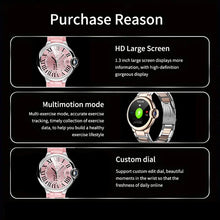 Load image into Gallery viewer, Smart Watch Woman Smartwatch 2024 Korean Support Aiweile AW28 Men Sports Modes Bluetooth Call Fitness Bands Hebrew Android IOS
