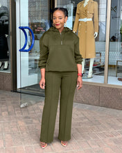 Load image into Gallery viewer, CM.YAYA Long Sleeve Women Set Loose Long Sleeve Hoodies Pant Suits 2024 Spring 2 Two Piece Sets Sporty Tracksuits Street Outfits
