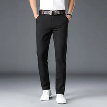 Load image into Gallery viewer, 2024 Men&#39;s Spring Summer Fashion Business Casual Long Pants Suit Pants Male Elastic Straight Formal Trousers Plus Big Size 30-40
