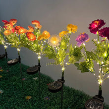 Load image into Gallery viewer, Solar Lights Outdoor Lighting Garden Lights Snow Lotus Lawn Lights Patio Patio Garden Decorative Flower Party Wedding Lights
