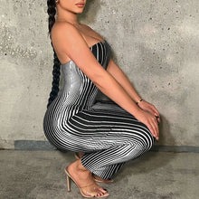 Load image into Gallery viewer, Mia Muse Women&#39;s Sleeveless Maxi Dress Spring Summer V-Neck Striped Wrap Ankle-Length Fashion Party Gown Junior Size
