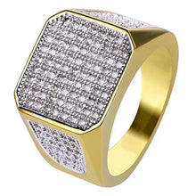 Load image into Gallery viewer, New 2023 Metal Glossy Rings for Men Geometric Width Signet Square Finger Punk Style Fashion Ring Jewelry Accessories Whole Sale
